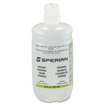 Honeywell Saline Personal Eyewash Bottles, 16 Oz Bottle, 12-carton freeshipping - TVN Wholesale